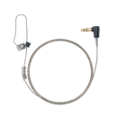 N-ear 360 Flexo Dynamic Earpiece, 3.5mm Connector, 12 Inch Cable, Tubeless, (RO-360FD-12-3.5)