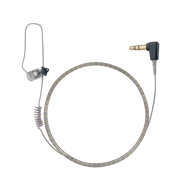N-ear 360 Flexo Dynamic Earpiece, 3.5mm Connector, 12 Inch Cable, Tubeless, (RO-360FD-12-3.5)