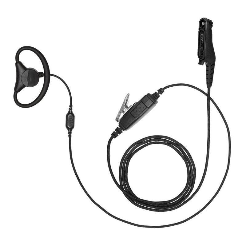 Motorola R7 Adjustable D-Ring Earpiece, 1-Wire Microphone PTT