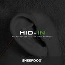 Impact HID-IN Covert Police Listen-Only Earpiece, Clear Cable