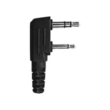Impact K1-PRSM-HD2-NC Noise Cancelling Speaker Mic with 3.5mm Jack, Kenwood 2-Pin