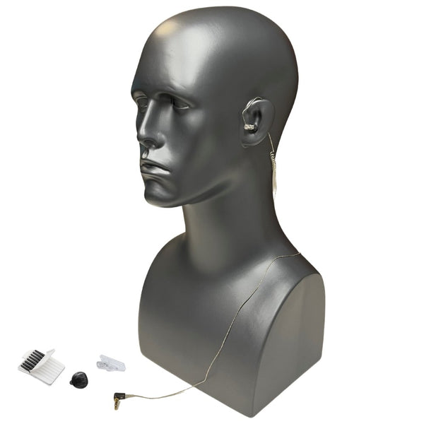 N-ear 360 Flexo Dynamic Earpiece, 2.5mm Connector, 22 Inch Cable, Tubeless, (RO-360FD-22-2.5)