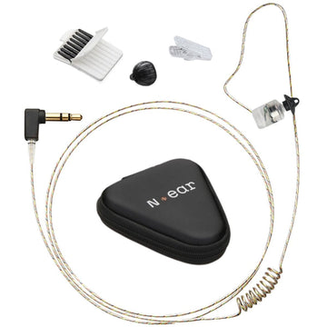 N-ear 360 Flexo Dynamic Earpiece, 3.5mm Connector, 22 Inch Cable, Tubeless, (RO-360FD-22-3.5)