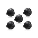 N-Ear Replacement Round Eartips for 360 Flexo and Dynamic Earpieces (5-Pack)